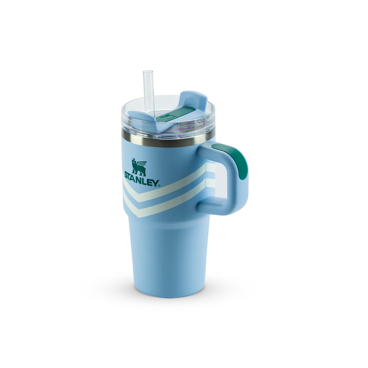 COPO QUENCHER COM ALÇA CORNFLOWER CHEVRON STANLEY | 591ML