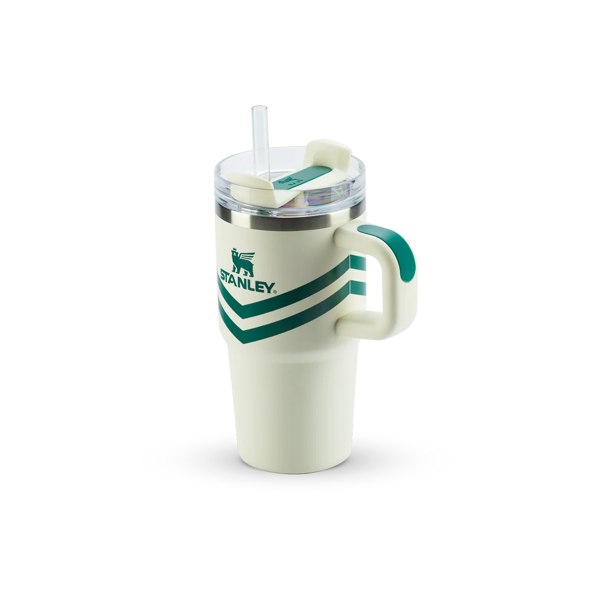 COPO QUENCHER COM ALÇA CREAM CHEVRON STANLEY | 591ML