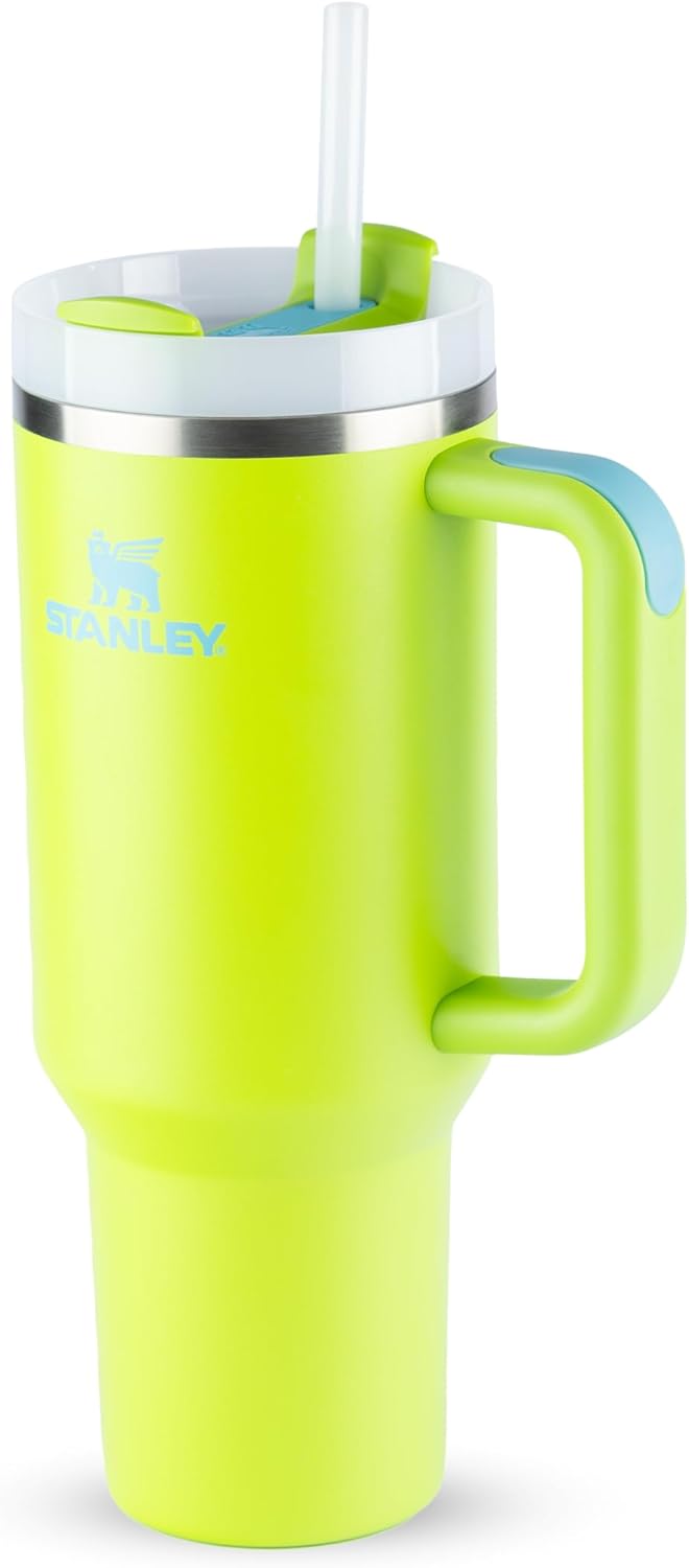 Copo Térmico The Adventure Quencher Stanley Heat Wave Bright Lime | 887ml