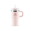COPO QUENCHER COM ALÇA ROSE QUARTZ STANLEY | 591ML