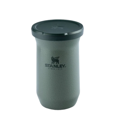 Thermal Gourd with Lid for Terere Hammertone Green | 200ML