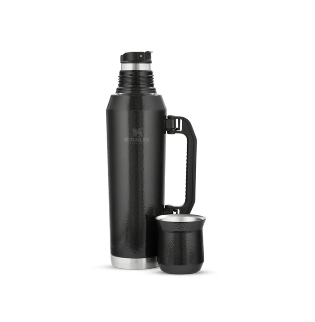 Garrafa Térmica Mate Hammertone Black | 1.6L