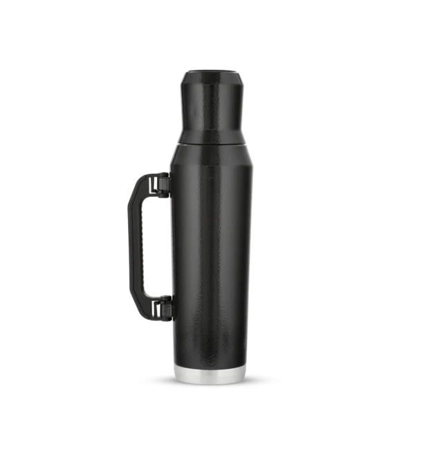 Garrafa Térmica Mate Hammertone Black | 1.6L