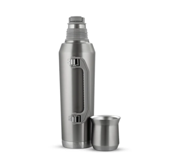 Garrafa Térmica Mate Stainless Steel Ash | 1.6L