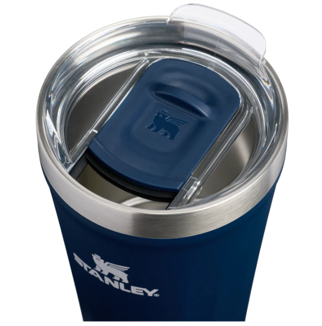 Copo Texturizado com Tampa Dark Navy | 473ml