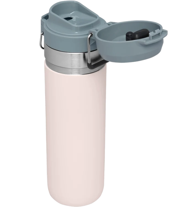 Garrafa Térmica Quick Flip Rose Quartz Stanley 1913 | 710ml