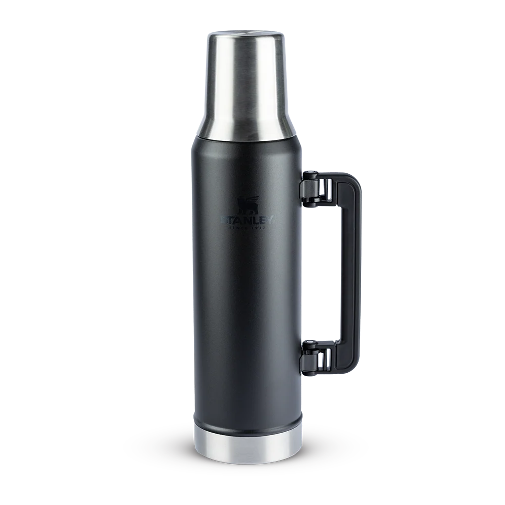 GARRAFA TÉRMICA MATE SYSTEM MATTE BLACK | 1.6L
