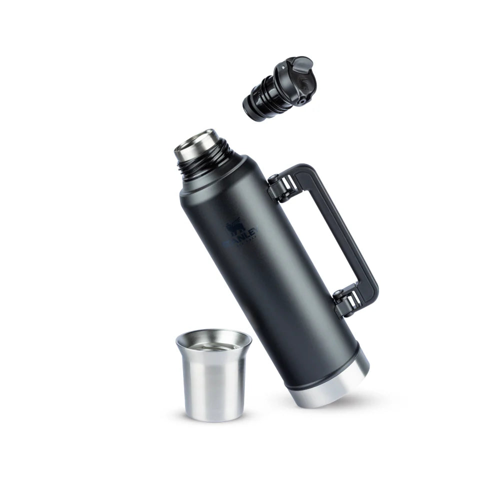 GARRAFA TÉRMICA MATE SYSTEM MATTE BLACK | 1.6L
