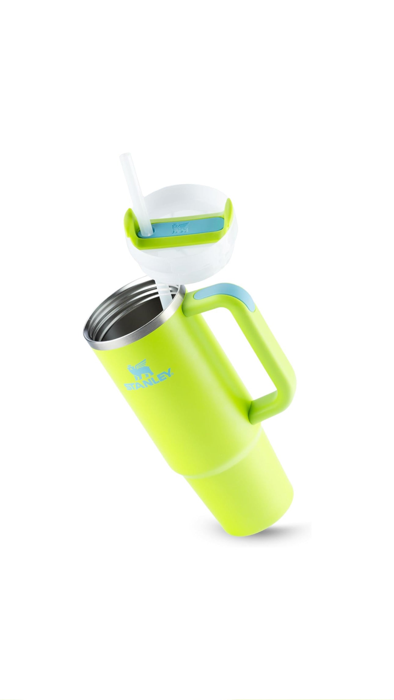 Copo Térmico The Adventure Quencher Stanley Heat Wave Bright Lime | 1,18L