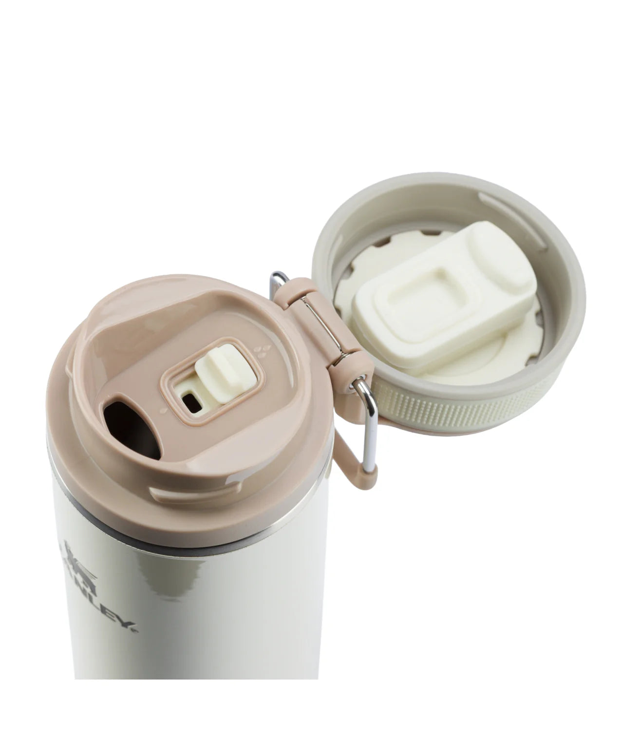 Garrafa Térmica Twist Flip Stanley Cream Gloss | 354ml