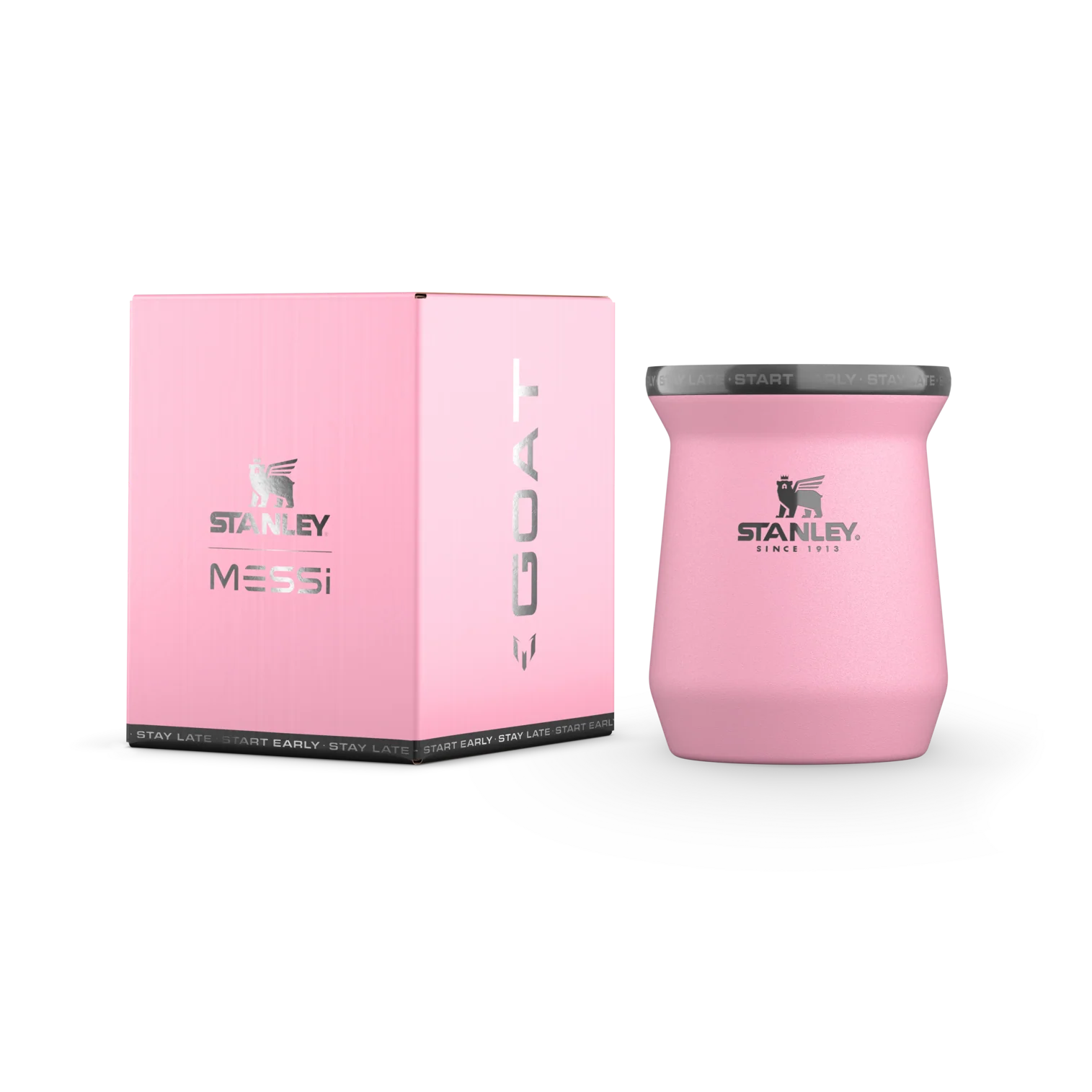 Cuia Térmica Mate Pink Messi Stanley | 236ml