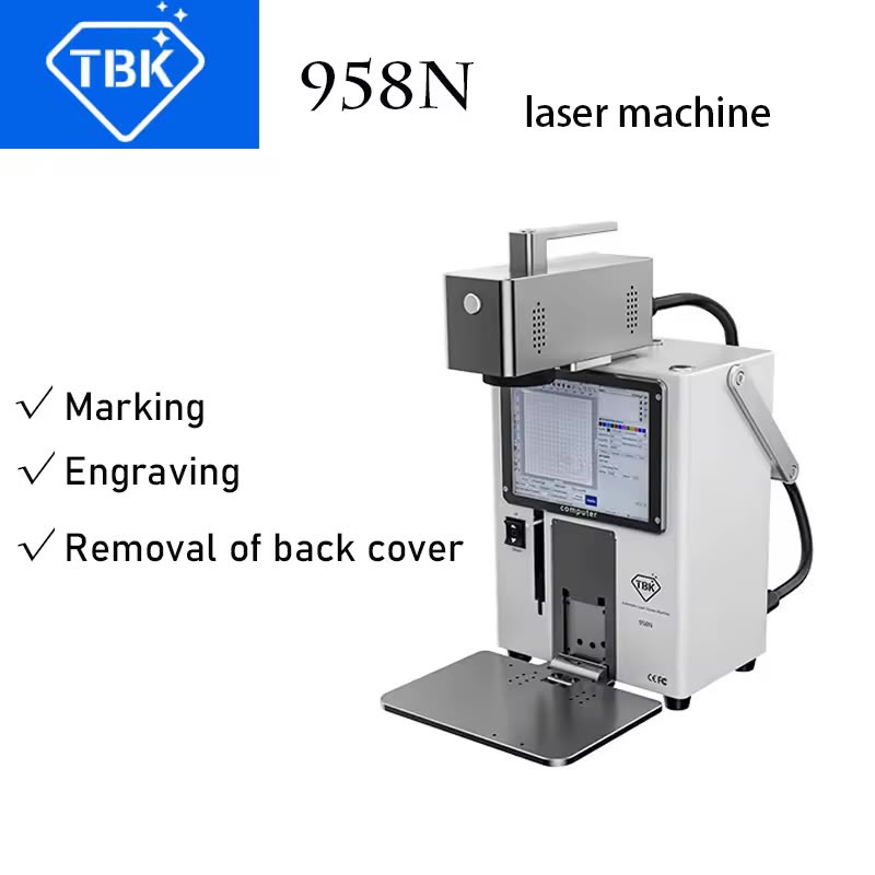 Máquina de Gravação a Laser TBK 958N (20W) - Portátil e Destacável