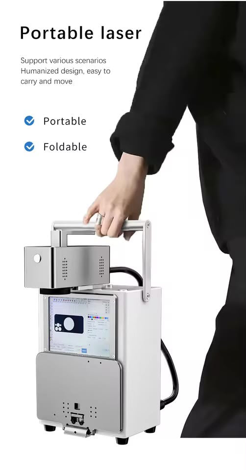 Máquina de Gravação a Laser TBK 958N (20W) - Portátil e Destacável