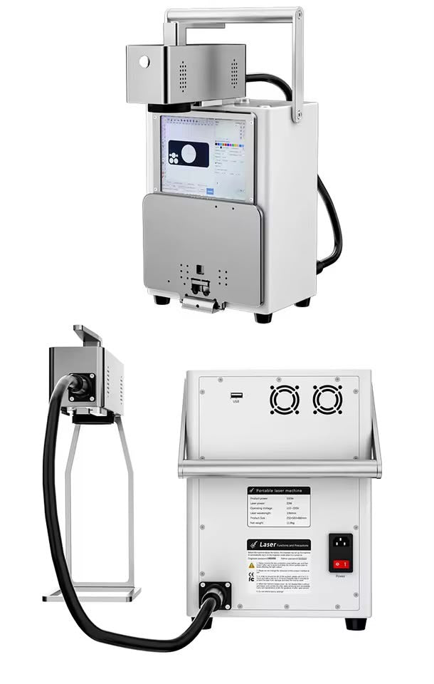 Máquina de Gravação a Laser TBK 958N (20W) - Portátil e Destacável
