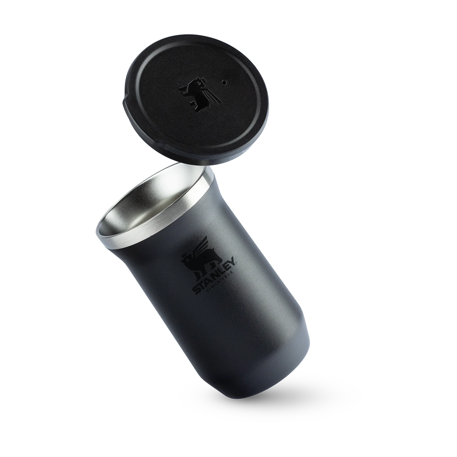 Thermal Gourd with Terere Lid Black | 200ML