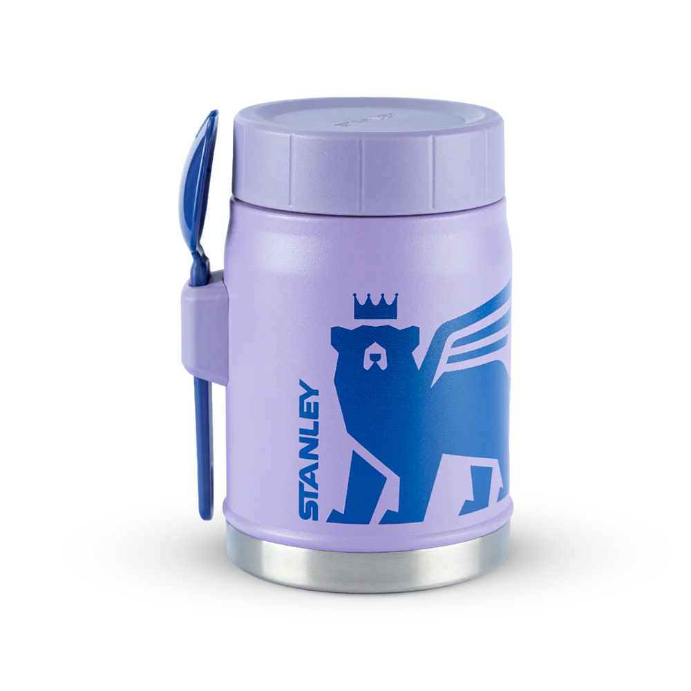 Thermal Jar with Spork Youth Lavender | 414ML